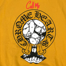 Load image into Gallery viewer, 2018 chrome hearts mattyboy call me sweatshirt mustard
