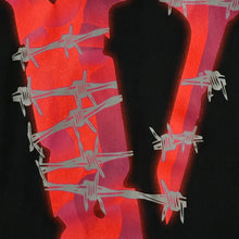 Load image into Gallery viewer, 2019 vlone // 999 club juice wrld barbed wire hoodie
