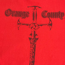 Load image into Gallery viewer, 2000s orange county choppers sword tee red
