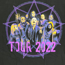 Load image into Gallery viewer, 2022 slipknot tour purple logos l/s tee
