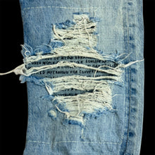 Load image into Gallery viewer, 2010s warren lotas distressed relax fit denim jeans
