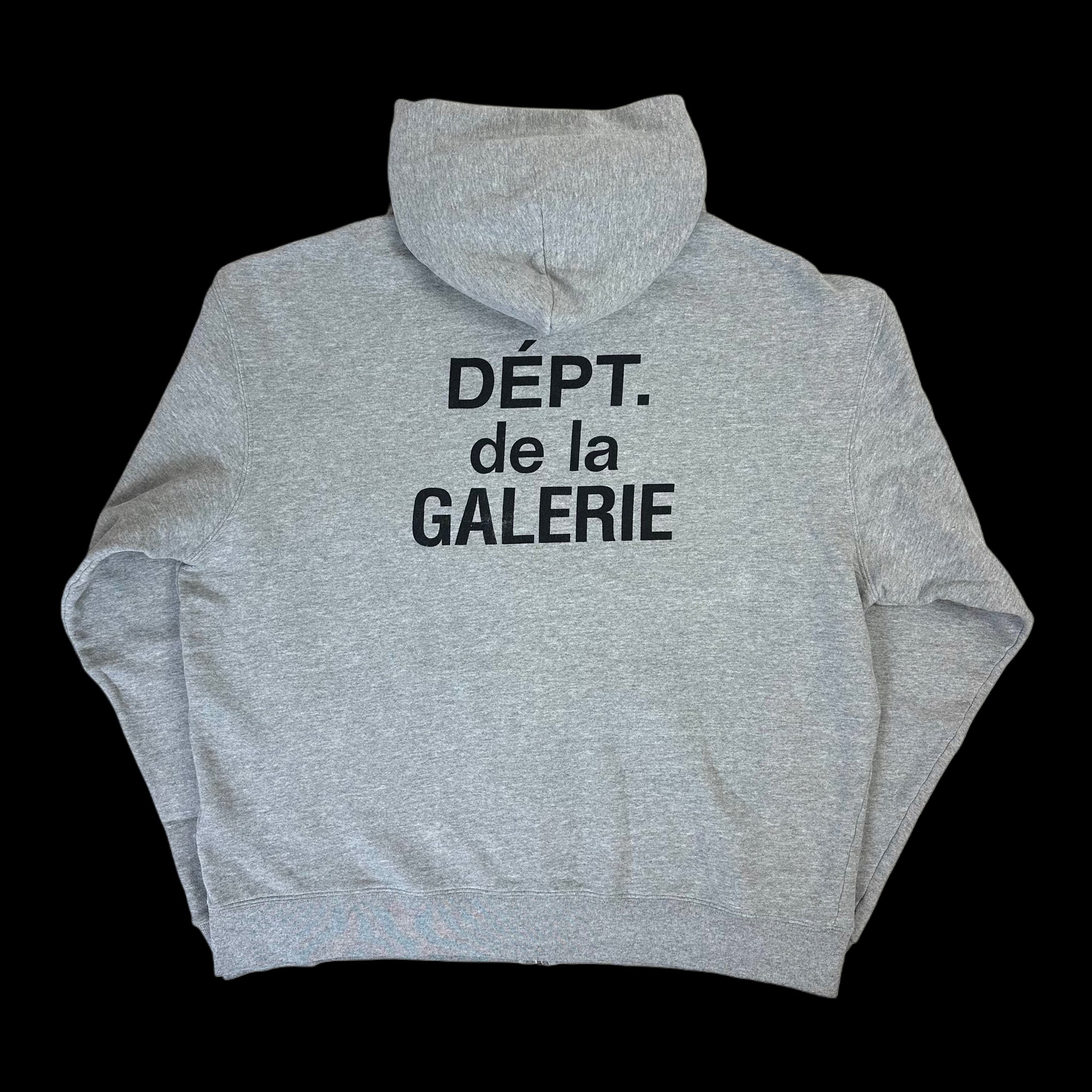 gallery dept french zip hoodie grey – change clothes