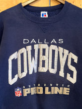 Load image into Gallery viewer, 90s russell dallas cowboys pro line applique crewneck
