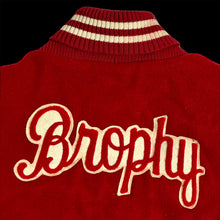 Load image into Gallery viewer, 1989 brophy broncos letterman jacket
