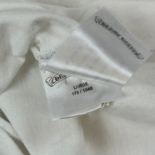 Load image into Gallery viewer, late 2010s chrome hearts single cross arc + neck logo tee
