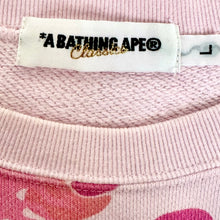 Load image into Gallery viewer, 2009 bape pink fire camo crewneck
