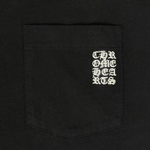 Load image into Gallery viewer, chrome hearts embroidered cut and sew pocket tee
