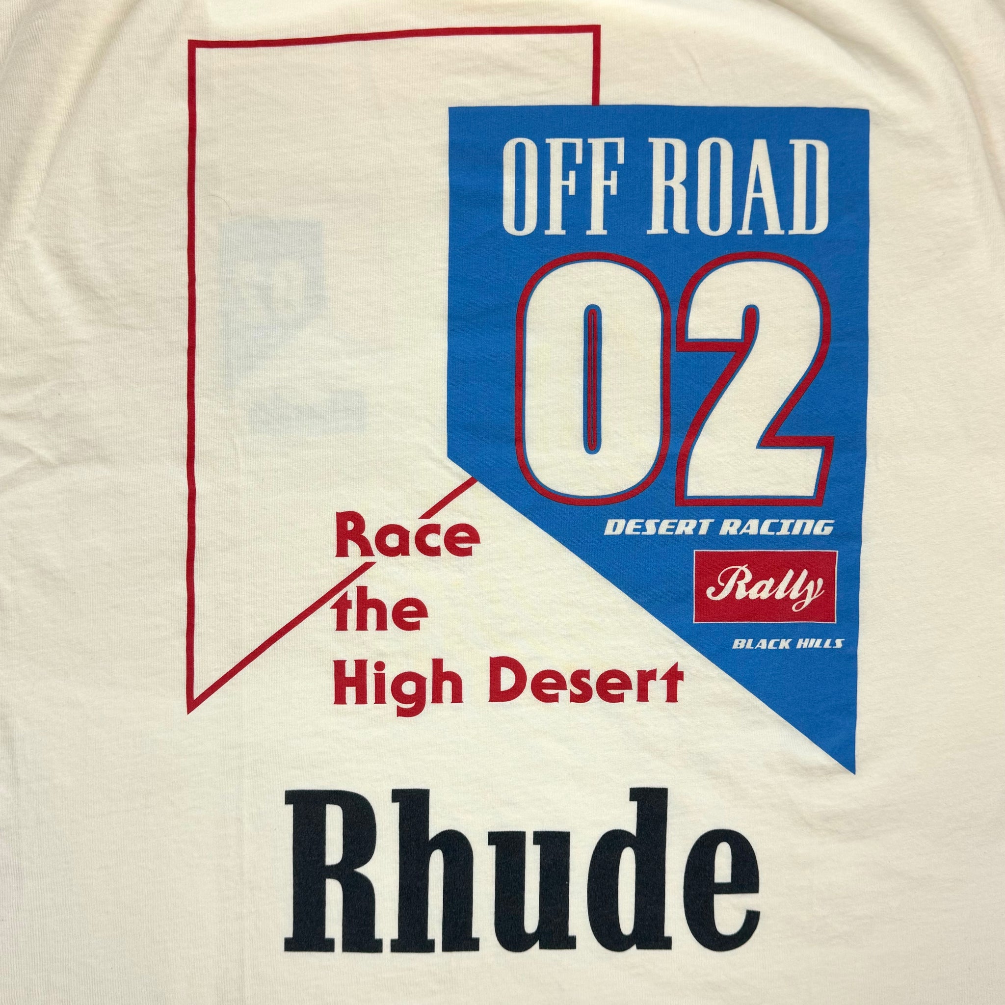 2023 rhude high desert race tee – change clothes