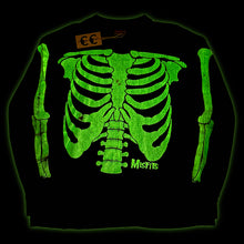 Load image into Gallery viewer, 1997 misfits skeleton bones l/s tee glow in the dark
