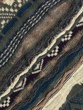 Load image into Gallery viewer, vtg "coogi" type sweater earthtones
