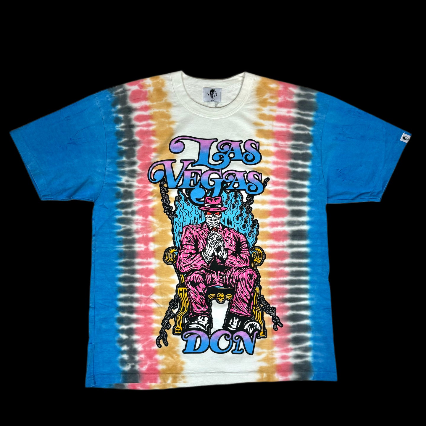 warren lotas vegas don retro tie dye tee