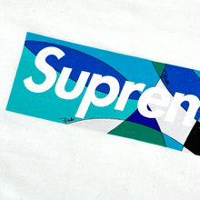 Load image into Gallery viewer, 2021 supreme // emilio pucci box logo tee blue
