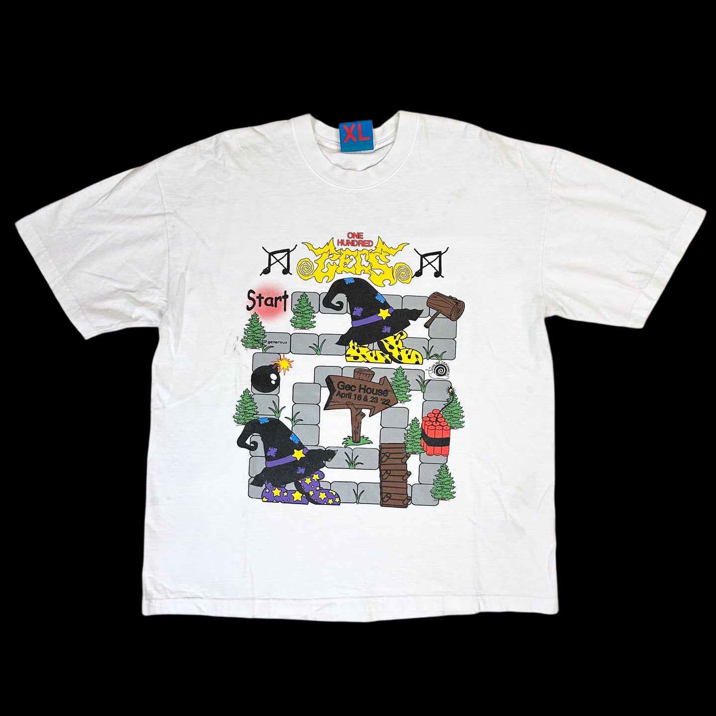 2022 online ceramics // 100 gecs gec house coachella tee