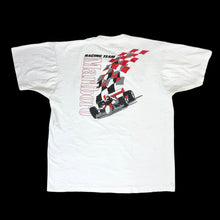 Load image into Gallery viewer, 90s marlboro racing team red checker shoulder tee
