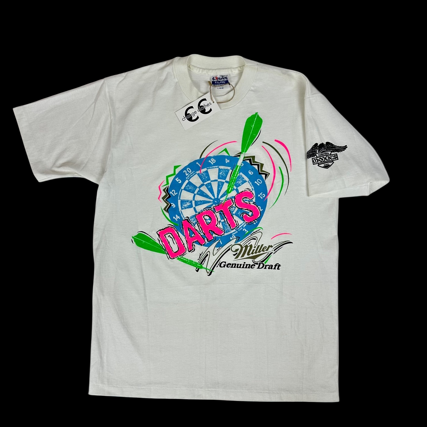 early 90s miller genuine darts tee