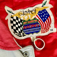 Load image into Gallery viewer, 90s jeff hamilton coors light racing jacket grey red
