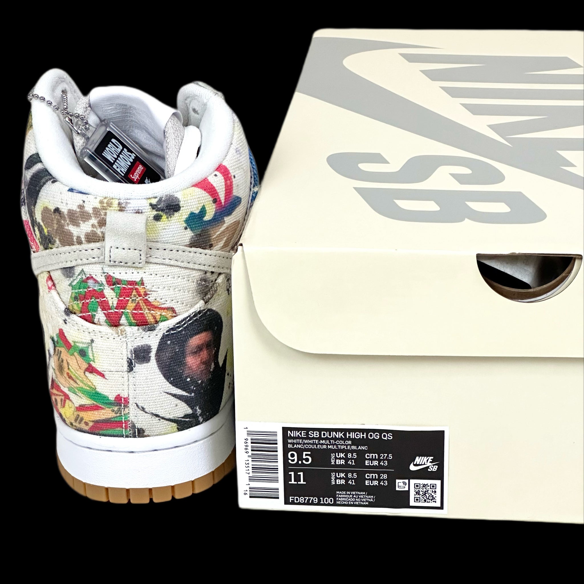 4年保証』 Supreme - Supreme 靴 Rammellzee Nike high High SB Dunk ...