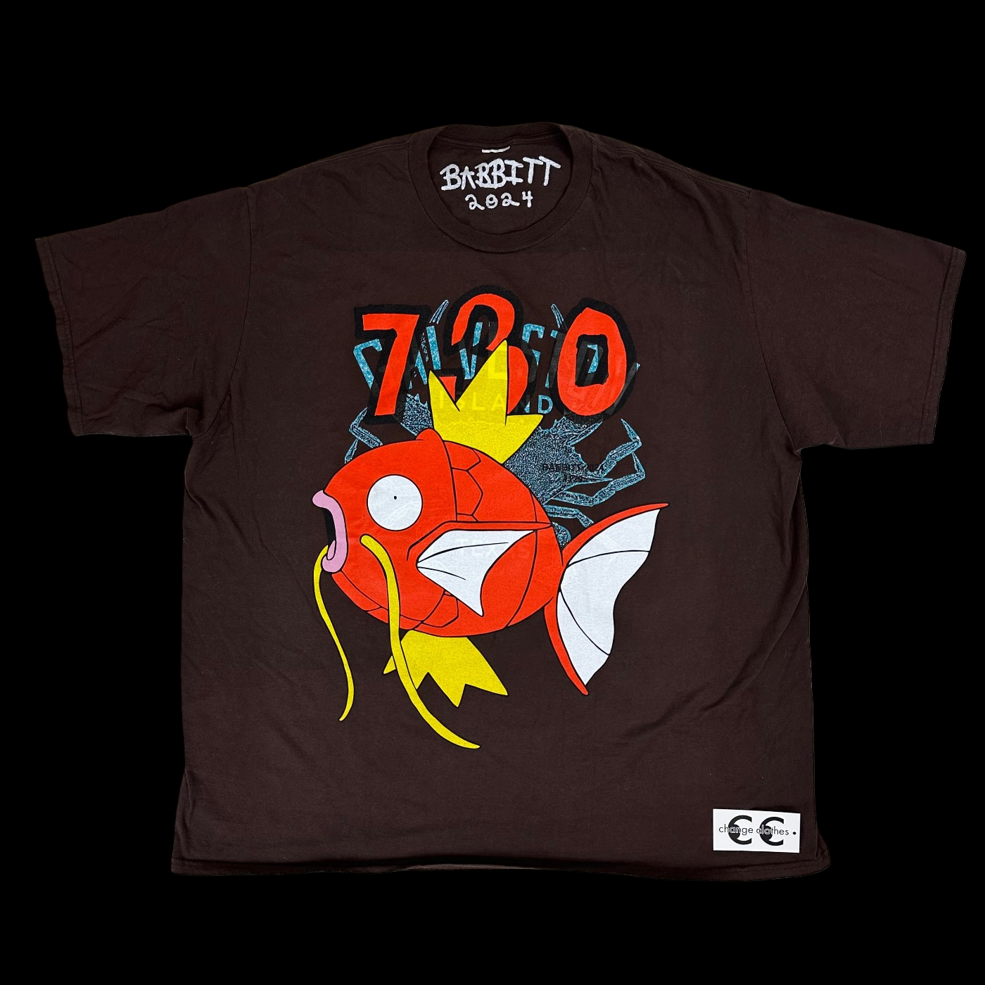 2024 asspizza babbitt 151 pokemon tee majikarp