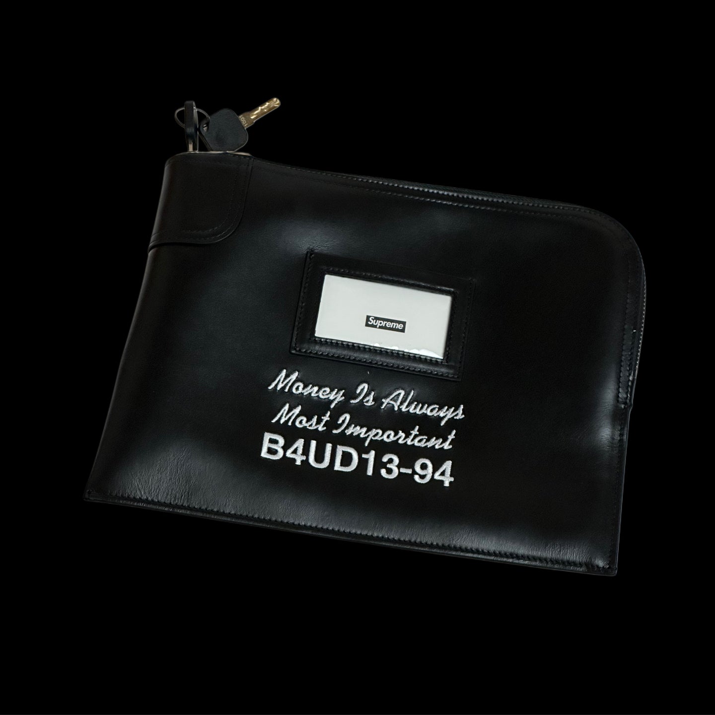 2025 supreme leather money bag