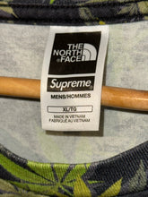 Load image into Gallery viewer, 2023 supreme // north face weed leaf allover print tee
