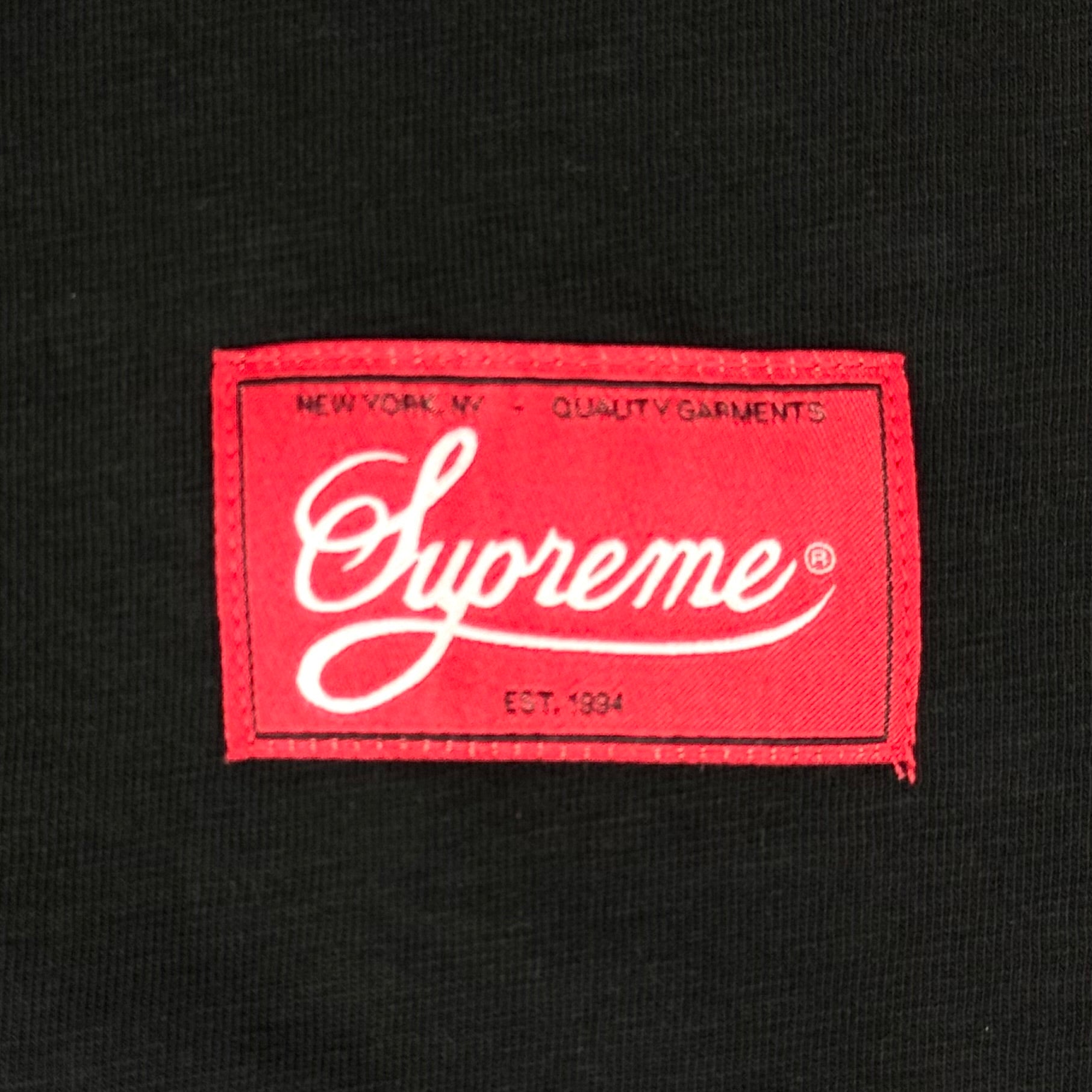 2024 supreme patchwork yoke football top black – change clothes