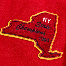 Load image into Gallery viewer, 2019 supreme team honors varsity jacket red
