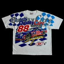 Load image into Gallery viewer, late 90s nascar quality care service aop tee
