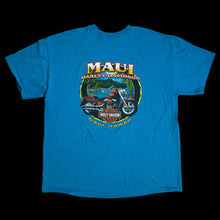 Load image into Gallery viewer, 2005 harley a ride in paradise hawaii tee blue
