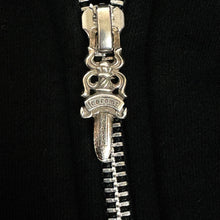 Load image into Gallery viewer, chrome hearts malibu horseshoe dagger zip up
