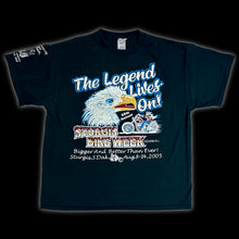 Load image into Gallery viewer, 2005 sturgis eagle the legend lives on tee
