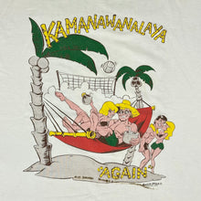 Load image into Gallery viewer, early 90s kamanawanalaya hawaiian frat tee
