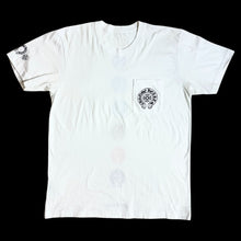 Load image into Gallery viewer, 2021 chrome hearts gradient horseshoes tee white multicolor

