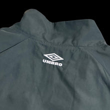 Load image into Gallery viewer, vintage umbro paneled track jacket pants combo suit dark grey
