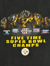 Load image into Gallery viewer, 2006 pittsburgh steelers five rings tee

