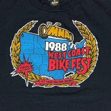 Load image into Gallery viewer, 1988 west coast bike fest tee
