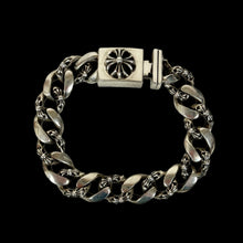 Load image into Gallery viewer, chrome hearts fancy link box ID bracelet sz 8
