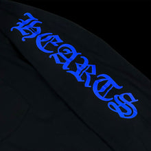 Load image into Gallery viewer, chrome hearts 1988 long sleeve tee black blue logos
