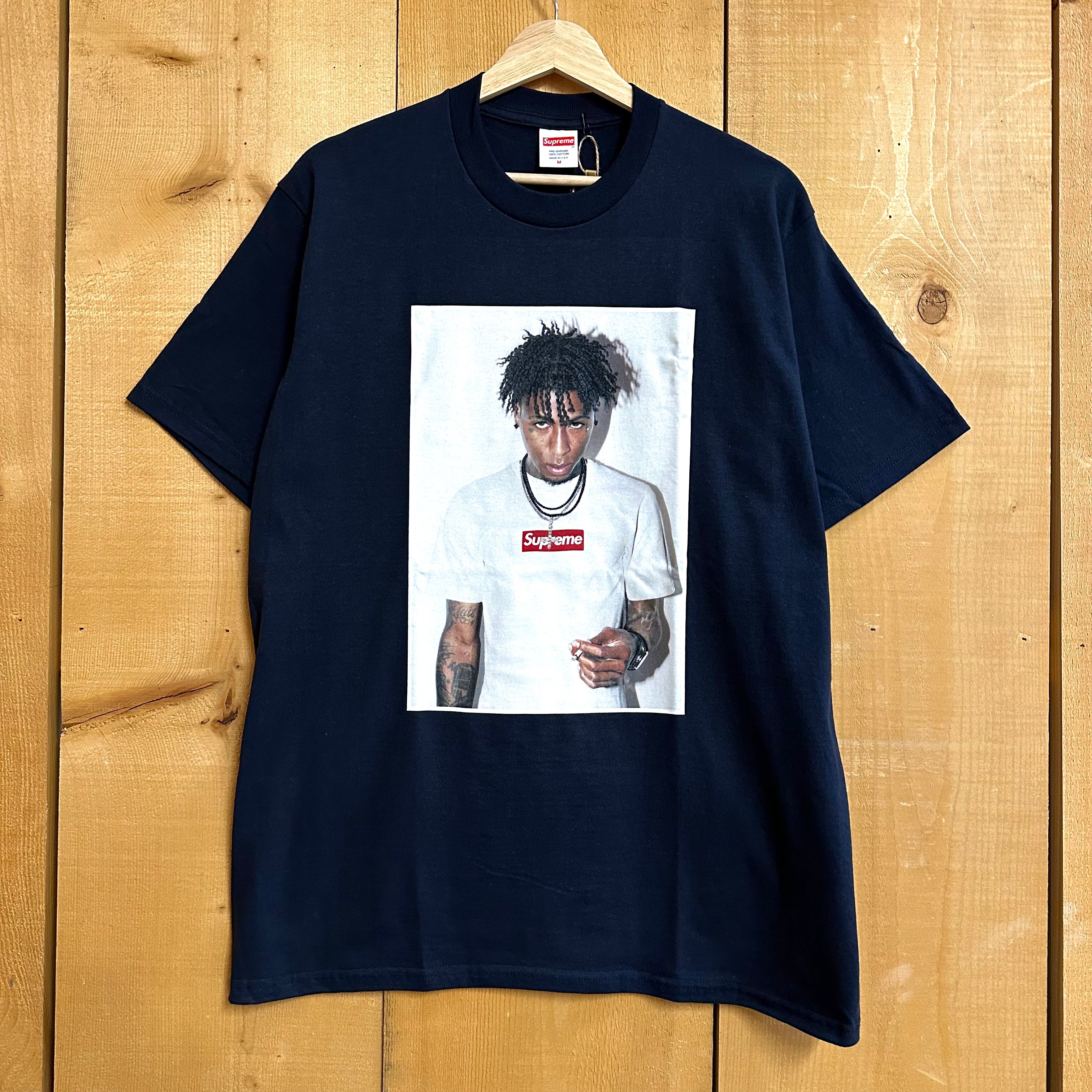 2023 supreme nba youngboy tee navy – change clothes