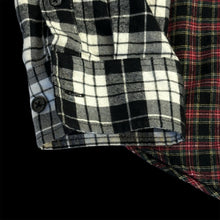 Load image into Gallery viewer, 2014 supreme multi plaid hooded flannel black
