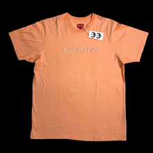 Load image into Gallery viewer, 2016 supreme tonal embroidered tee peach
