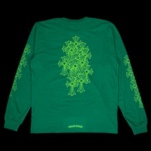 Load image into Gallery viewer, 2023 chrome hearts cemetery cross l/s pine green
