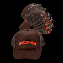 Load image into Gallery viewer, cc smokin trucker hat chocolate
