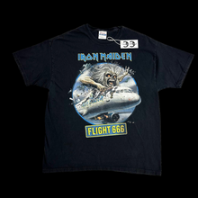 Load image into Gallery viewer, 2005 iron maiden flight 666 tee
