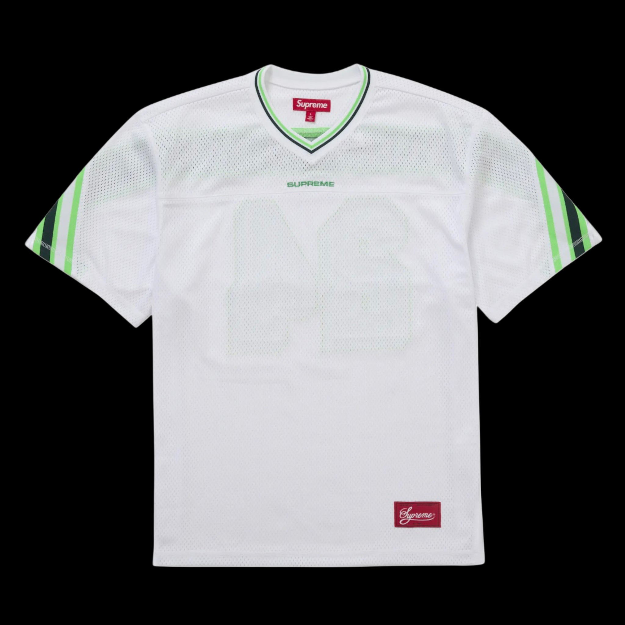 2024 supreme jacquard rib football jersey – change clothes