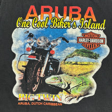 Load image into Gallery viewer, 2005 harley aruba caribbean map tank top

