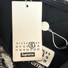 Load image into Gallery viewer, 2024 supreme margiela foil box logo hoodie black
