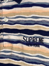 Load image into Gallery viewer, 2019 supreme textured knit polo navy
