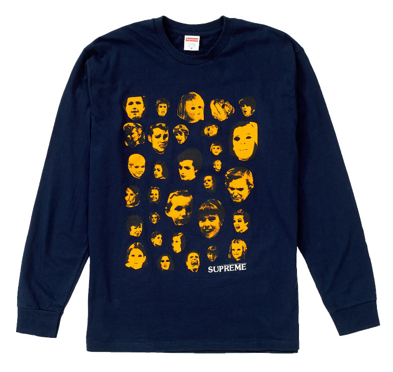 2019 supreme faces long sleeve – change clothes