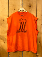 Load image into Gallery viewer, 2011 harley anthem arizona chopped tee orange
