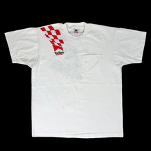 Load image into Gallery viewer, 90s marlboro racing shoulder checker tee
